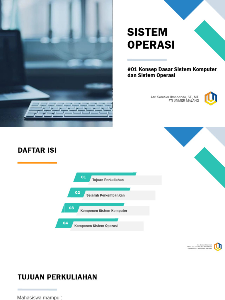 Konsep Dasar Sistem Operasi Komputer | PDF