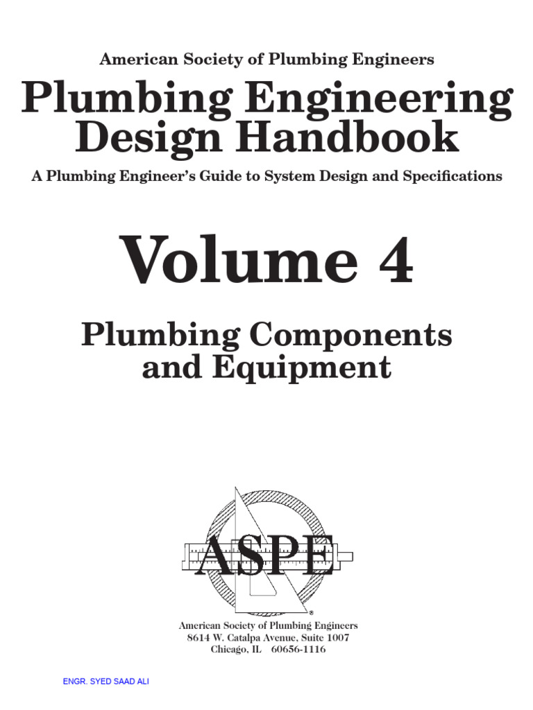 Plumbing Engineering Design Handbook V4 | PDF | Pipe (Fluid Conveyance ...