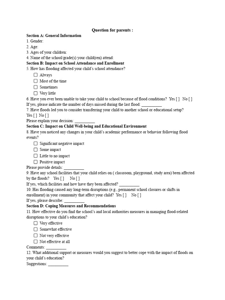 Q For Parents | PDF