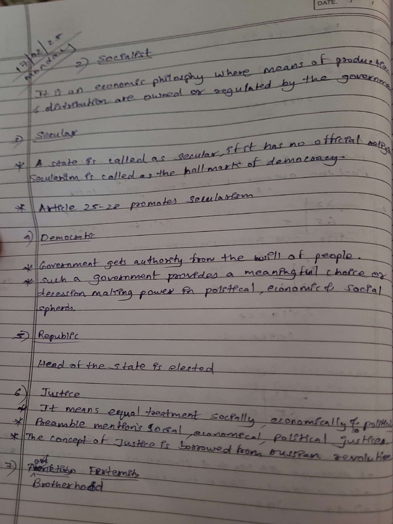 Polity Notes Monday | PDF