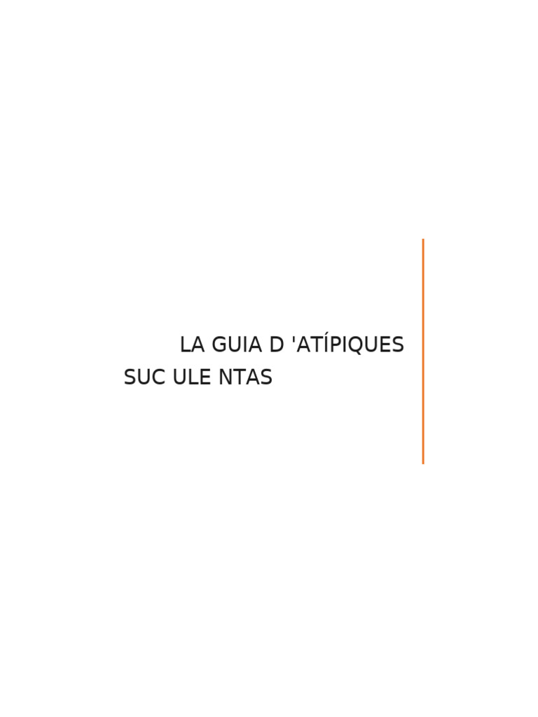 La Guia D 'Atípiques Suc Ule Ntas | PDF