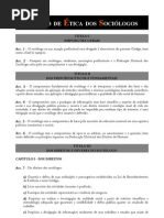 Código de ética da sociologia