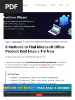 Office 2021 Product Key | PDF