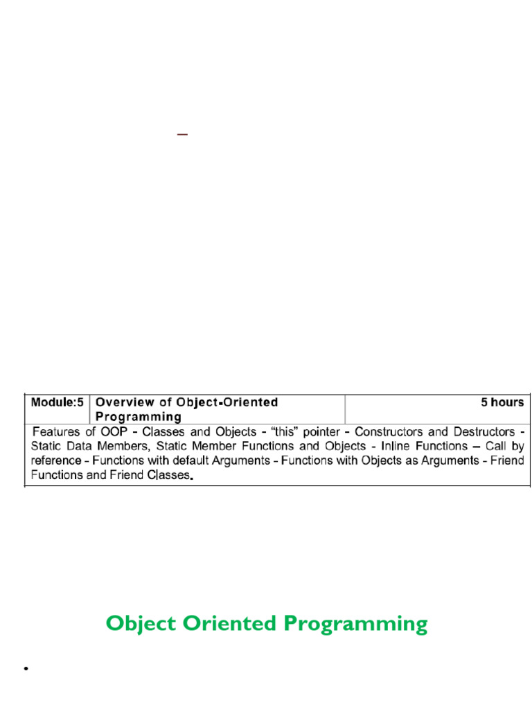 5-Features of OOP, Differences Between Structured and Object-Oriented ...