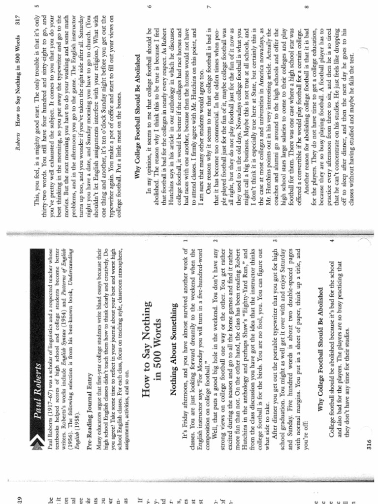 How+to+Say+Nothing+in+500+Words | PDF