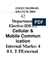 PTU/BOS/EC/101/08-05-2004/BATCH 2004: Department Elective-IDE1.1