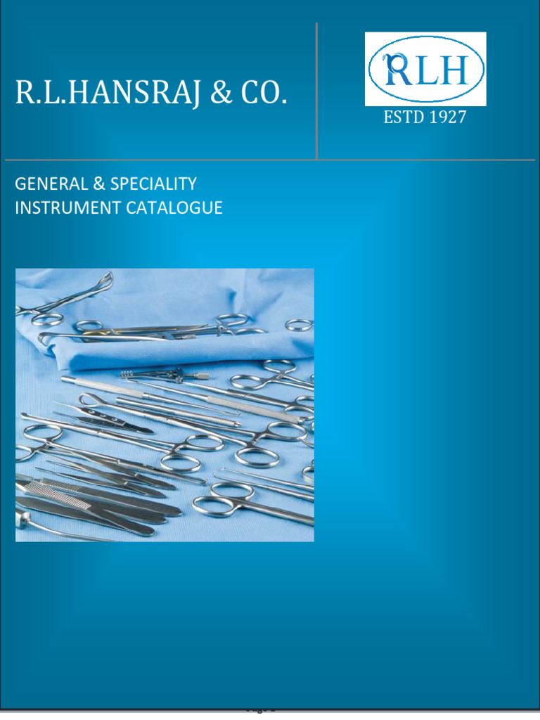 General-Catalogue Surgical Instruments | PDF