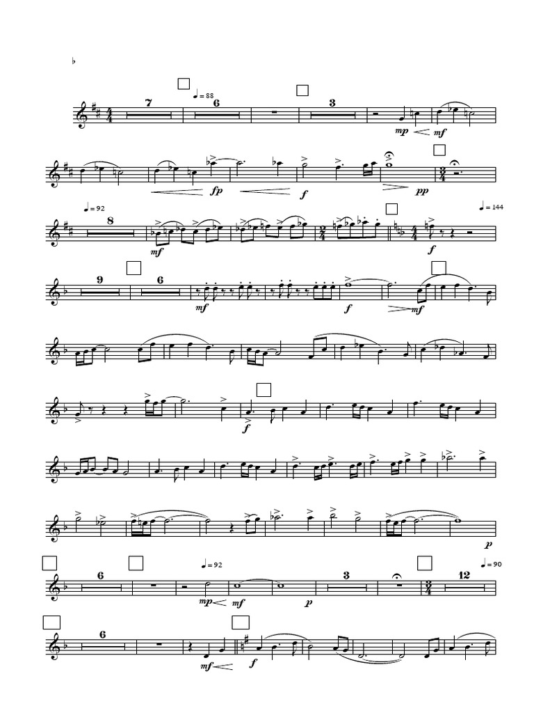 Into The Raging River - Trompet 1 | PDF | Formes musicales | Éléments ...