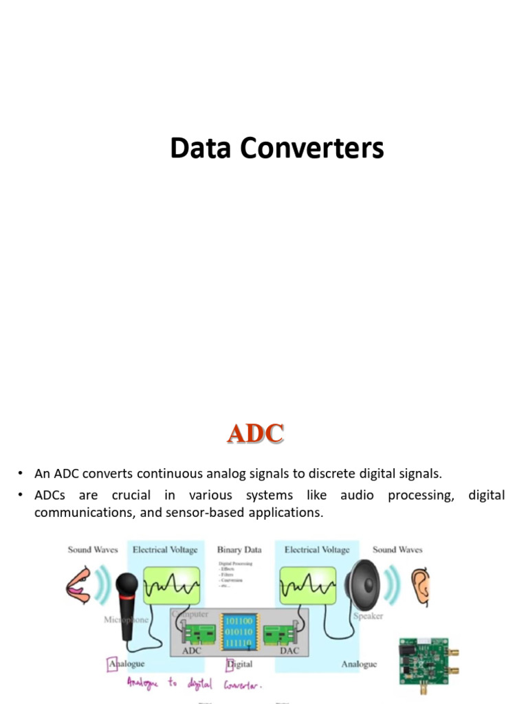 Data Converters AIC | PDF | Analog To Digital Converter | Sampling ...