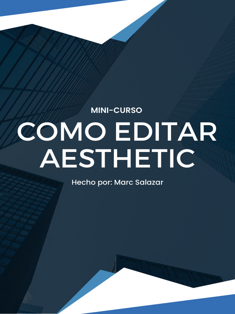 Mini-Curso de Edición Aesthetic | PDF