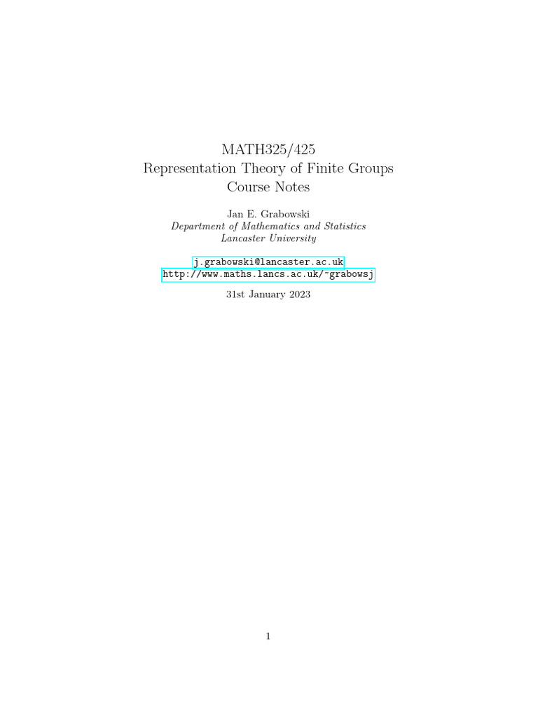 MATH325-425-Representation-Theory-of-Finite-Groups-Notes | PDF ...