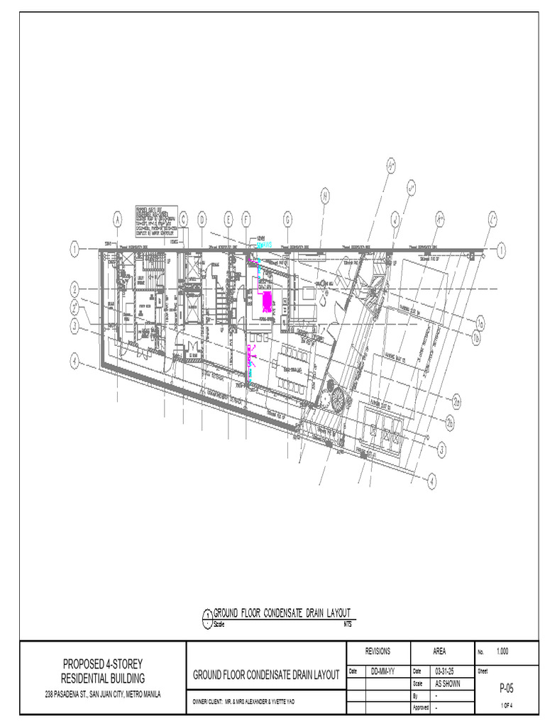 GF To Third Floor Ac Drain Layout | PDF