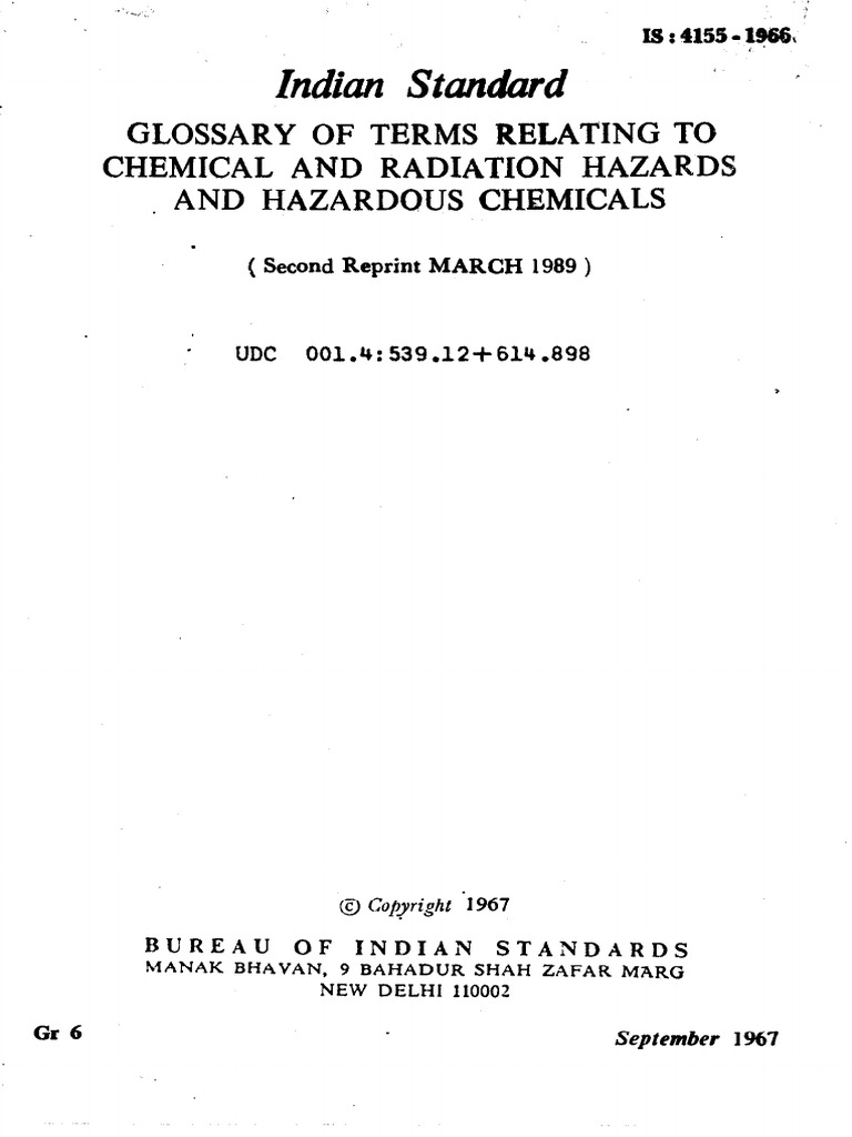 4155.chemicals & Radiation Hazards | PDF | Radioactive Decay | Ionizing ...