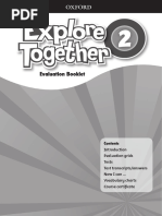 Explore Together 1 Answer Key | PDF | Clothing | Crossword