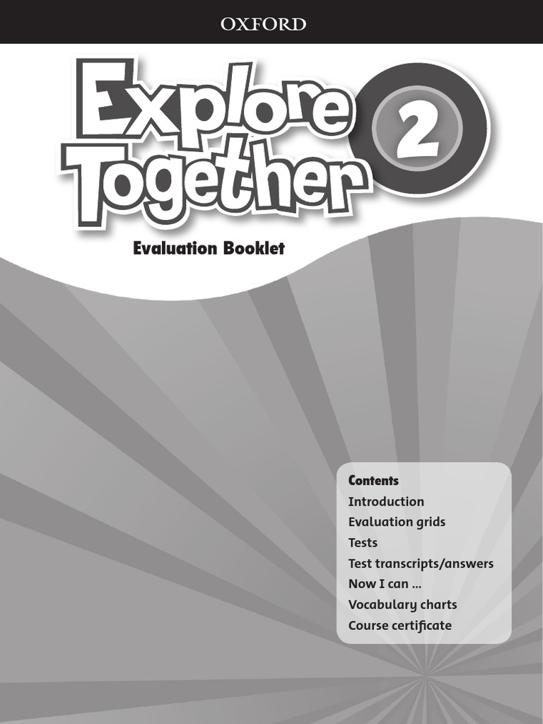 Explore Together 2 Evaluation Guide | PDF | Vocabulary | Lunch