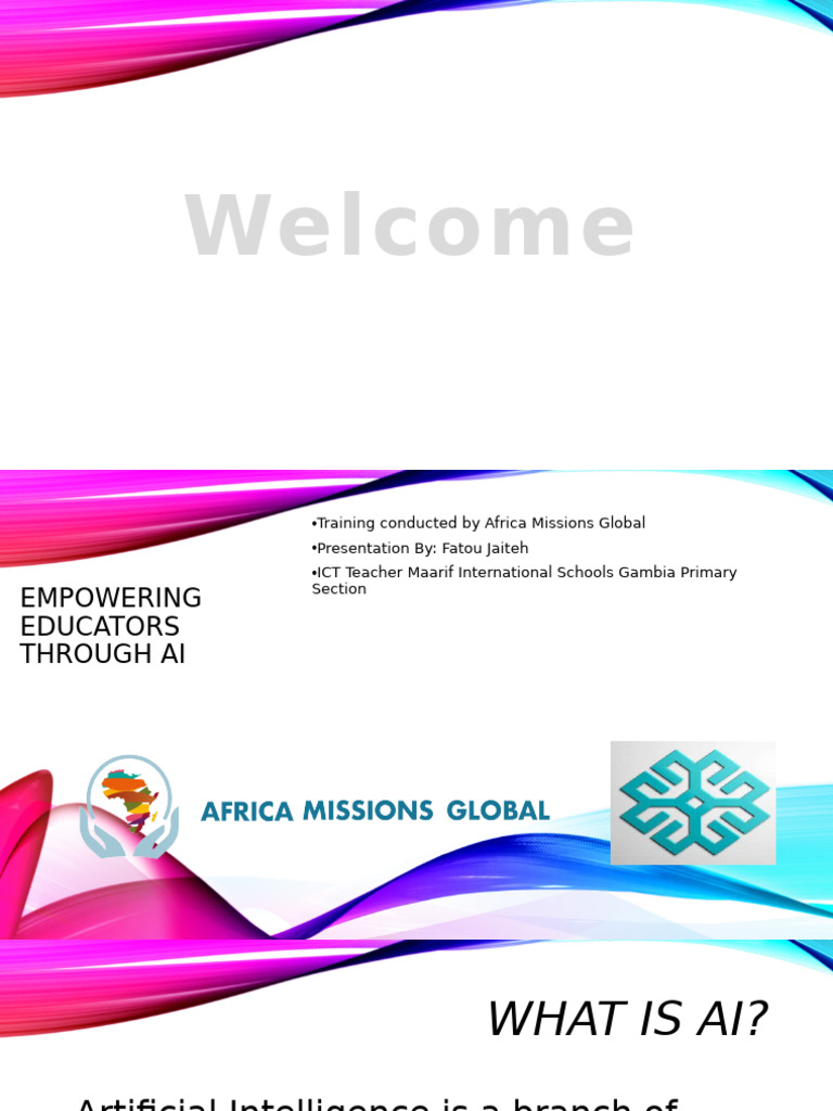 Empowering Educators Through AI Themed | PDF | Artificial Intelligence ...