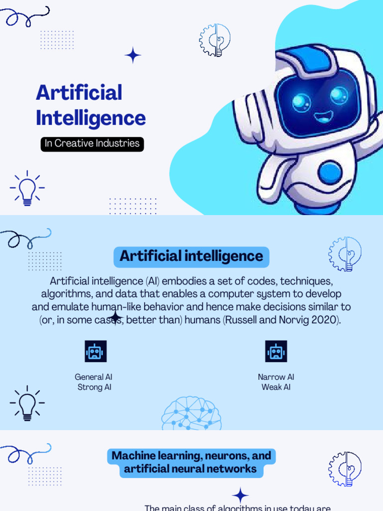 AI Applications in Creative Industries | PDF | Machine Learning ...