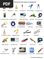 Electrical Hand Tools Names With Pictures | PDF
