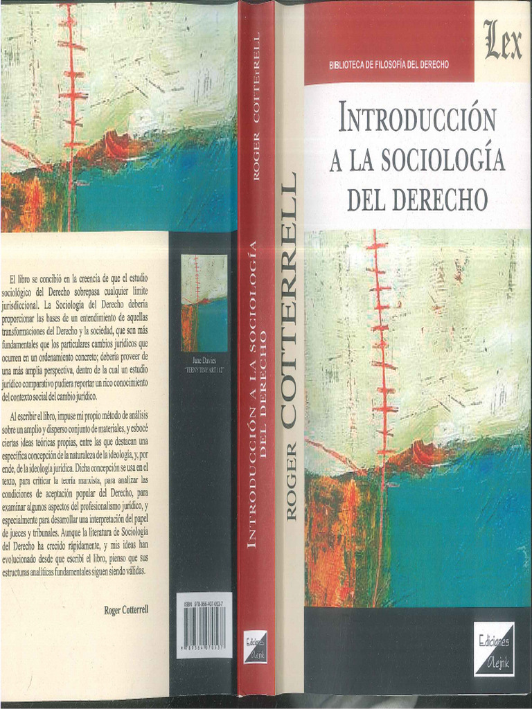 Introduccion A La Sociologia Del Derecho | PDF