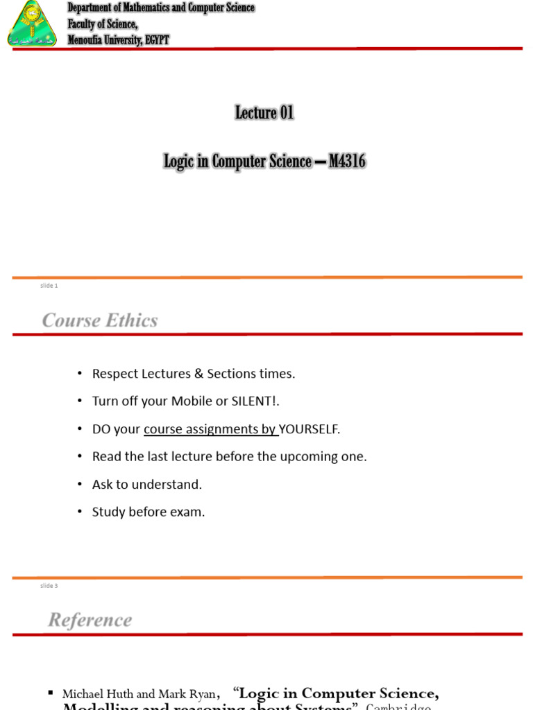 Propositional Logic in Computer Science | PDF