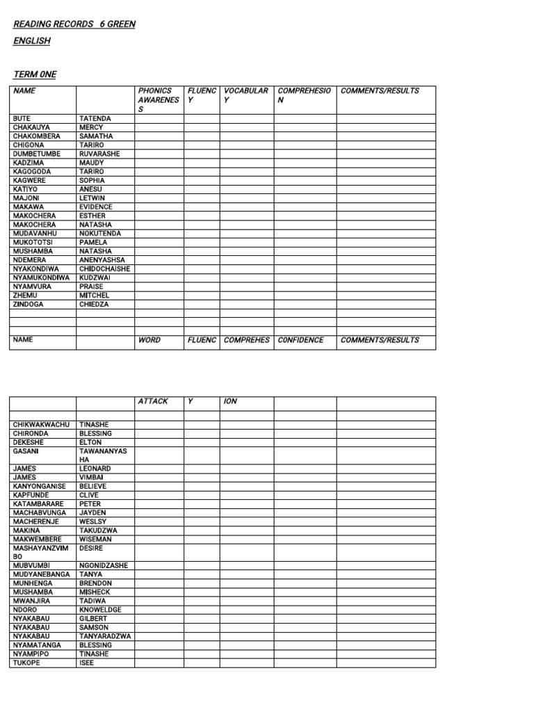 6 Blue Reading | PDF