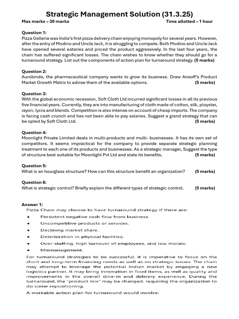 SM Solution (31.3.25) | PDF