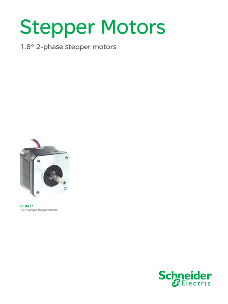 NEMA 17 Stepper Motors Overview | PDF | Mechanical Engineering ...