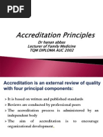 Accreditation Principles