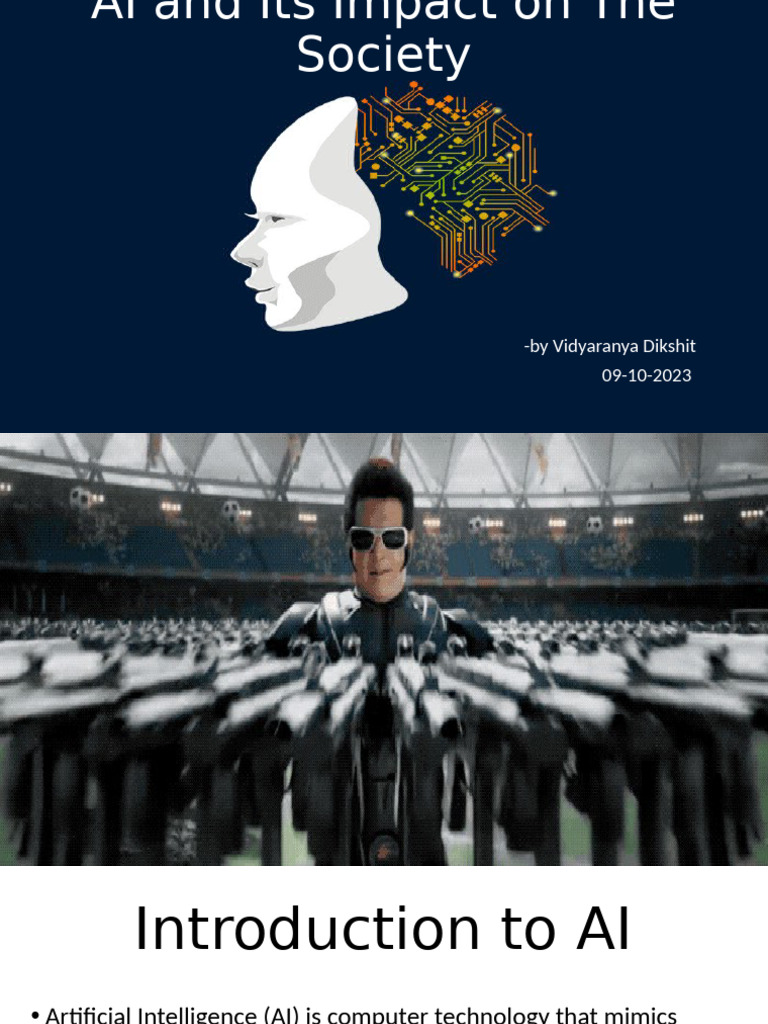 AI and Its Impact On The Society | PDF | Artificial Intelligence ...