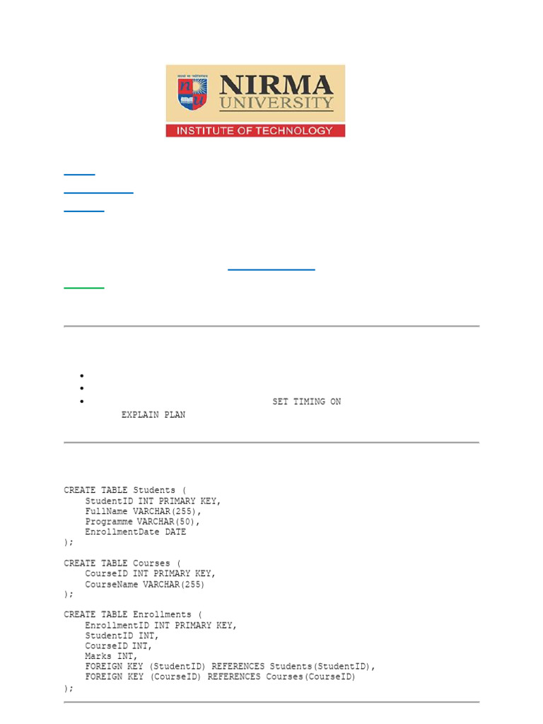 23bce385 DBMS PR 8 Final | PDF | Database Index | Databases