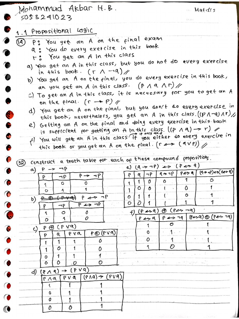 Tugas Matdis 1 | PDF