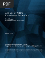Download A Study of ADBs Knowledge Taxonomy by ADB Knowledge Solutions SN85025334 doc pdf