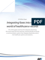 Integrating faxes Into today’s world of healthcare records