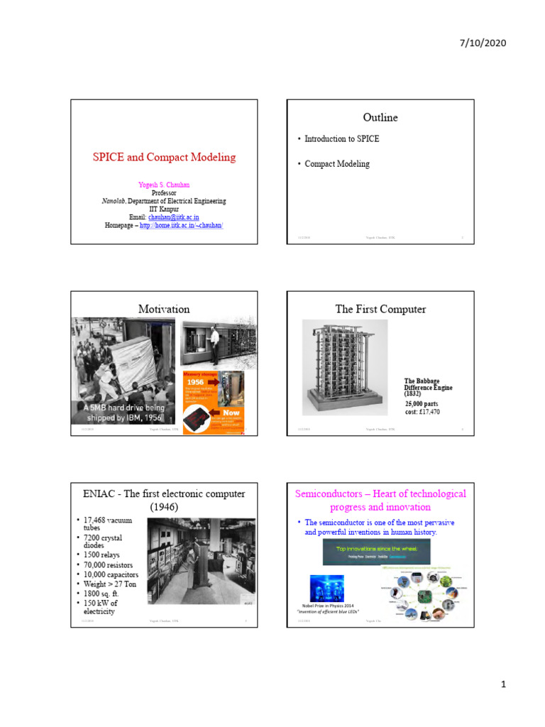 SPICE Simulation and Compact Modeling Guide | PDF | Spice | Electrical ...