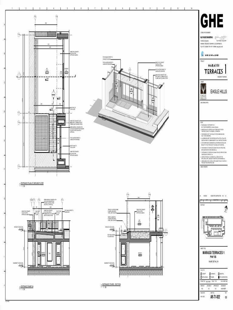 Entrance Ramp Detail and Elevation Plan | PDF