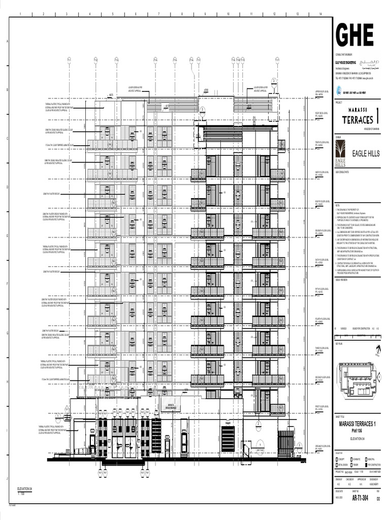 Marassi Terraces 1 Elevation Details | PDF | Building | Architectural ...