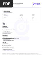 Doctor Prescription for Fever and Cold | PDF