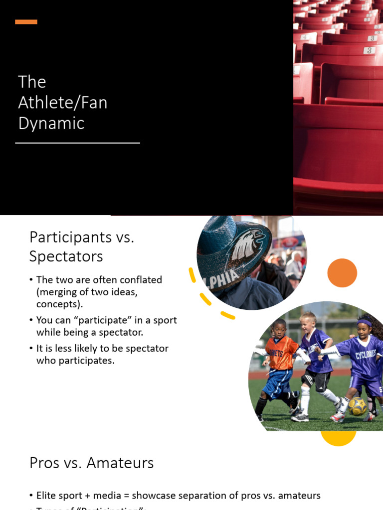 Athlete vs. Fan: Understanding Participation | PDF | Sports | Psychology