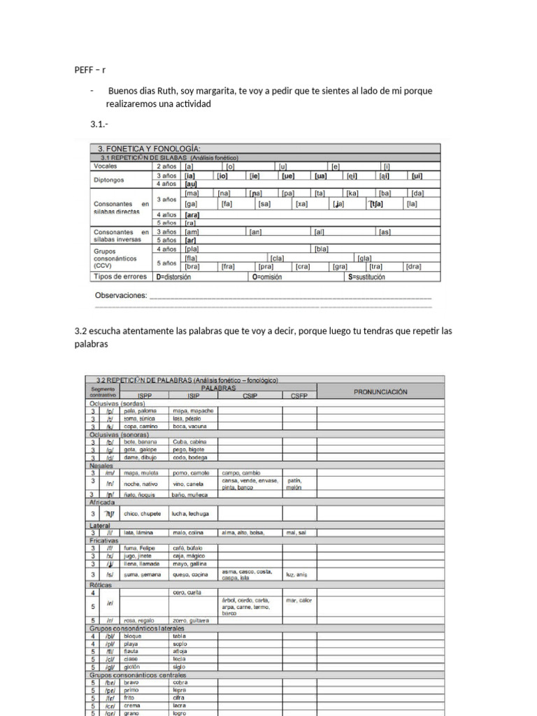 PEFF Estudio | PDF