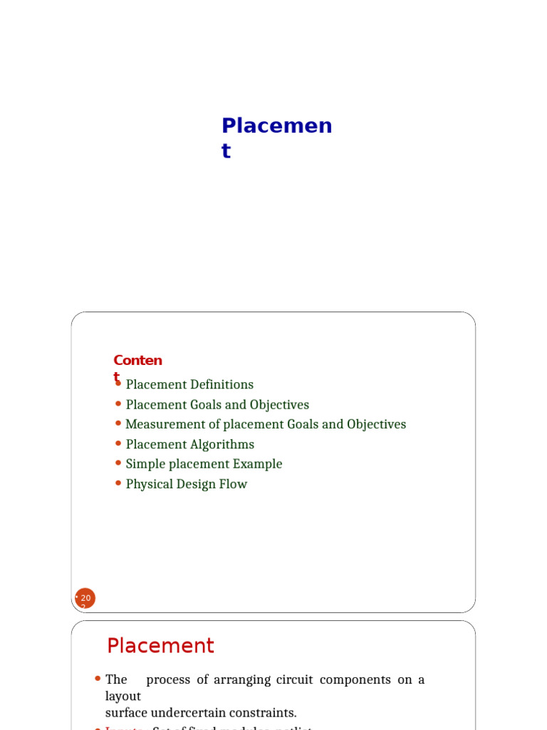 Placement and Routing Strategies | PDF | Electronic Engineering ...