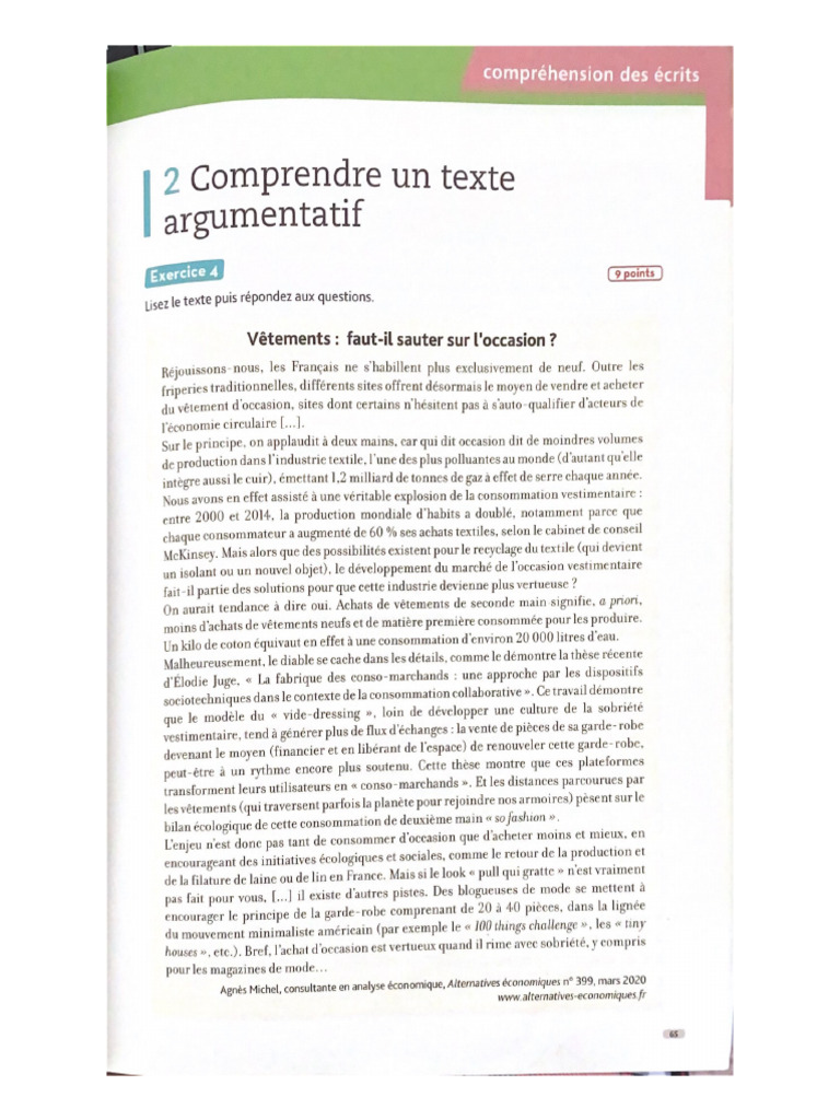 Comprehension Erite | PDF