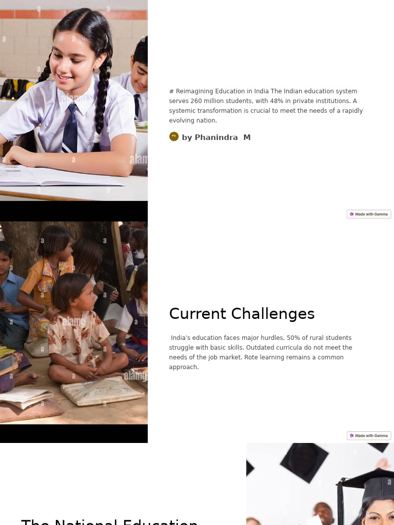 Reimagining Education in India The Indian Education System Serves 260 ...