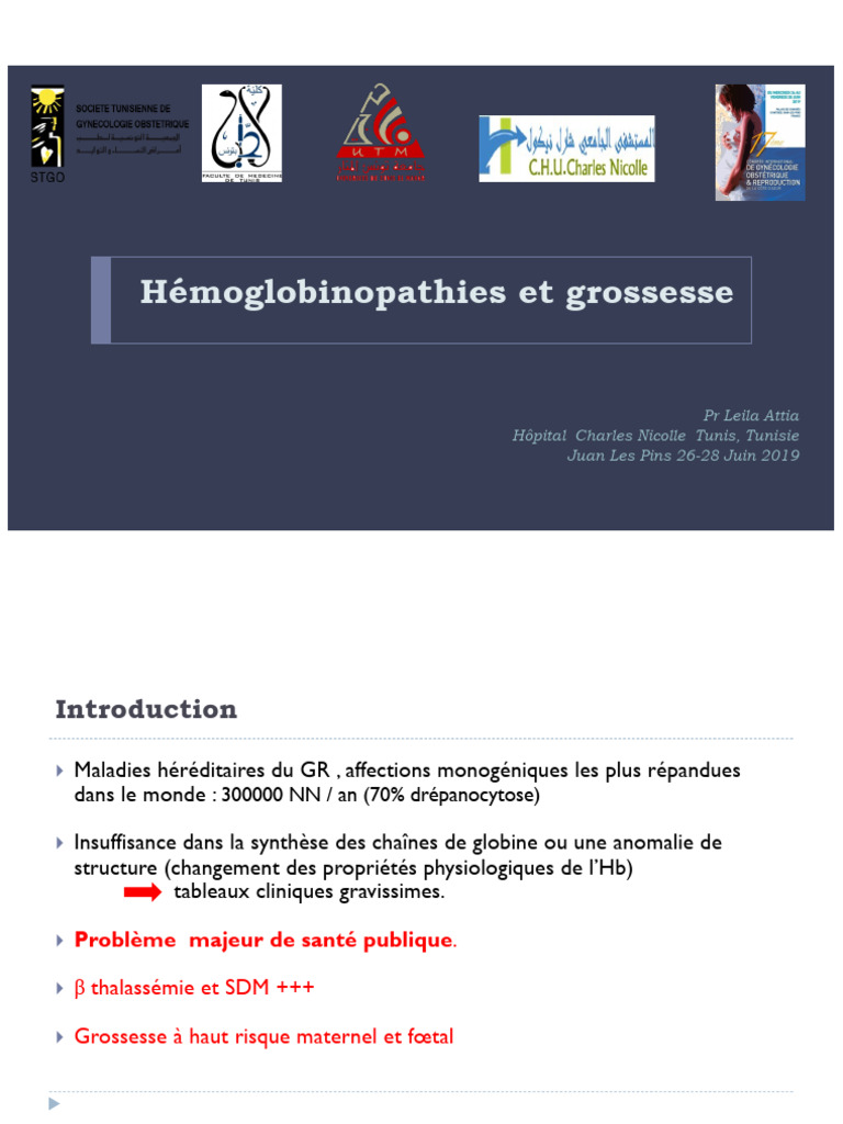 Hémoglobinopathies et risques en grossesse | PDF | Maladies et troubles ...