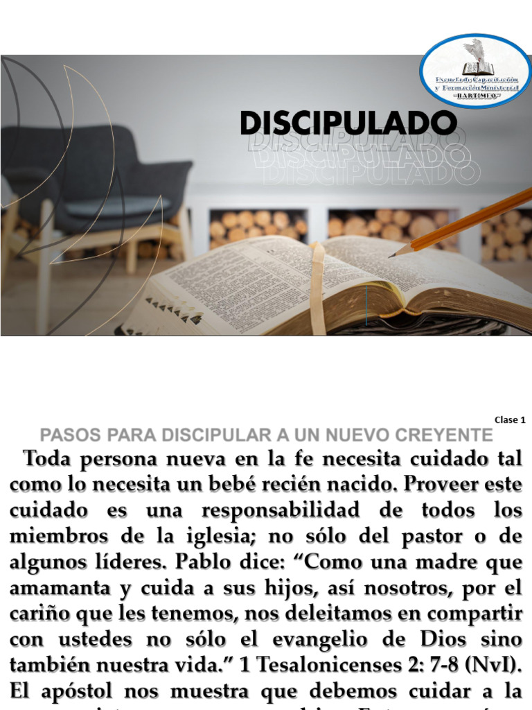 Discipulado para Nuevos Creyentes | PDF | Oración | Jesús