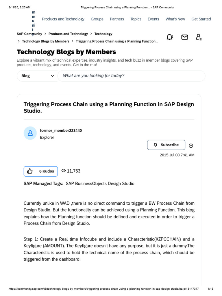 Triggering Process Chain Using A PF | PDF | Computing | Computer Science