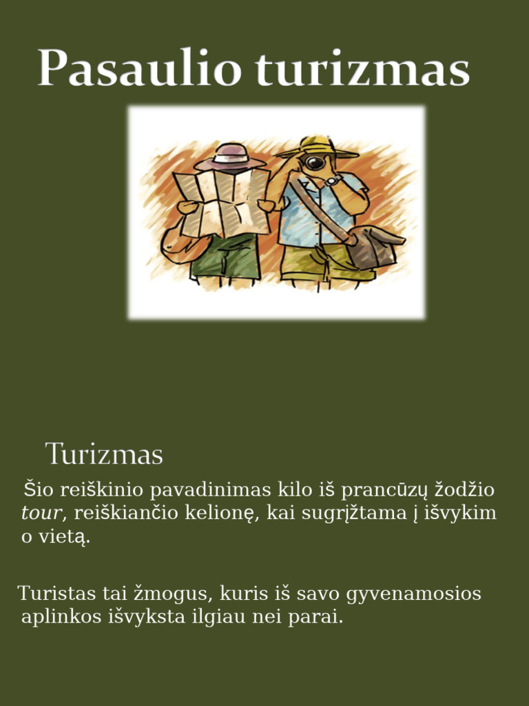Turizmas-Globalizacijos Fenomenas | PDF