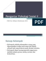 Pengantar Psikologi Sosial IIx