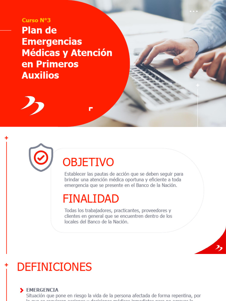 Plan de Emergencias Médicas y Atención en Primeros Auxilios | PDF ...