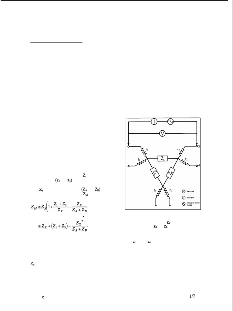 19-Four Wire Measurement | PDF | Electrical Impedance