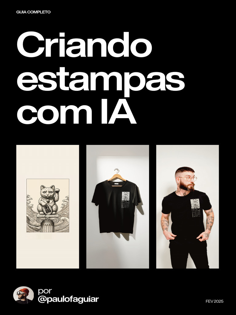 Estampas de Camisetas com IA: Guia Completo | PDF